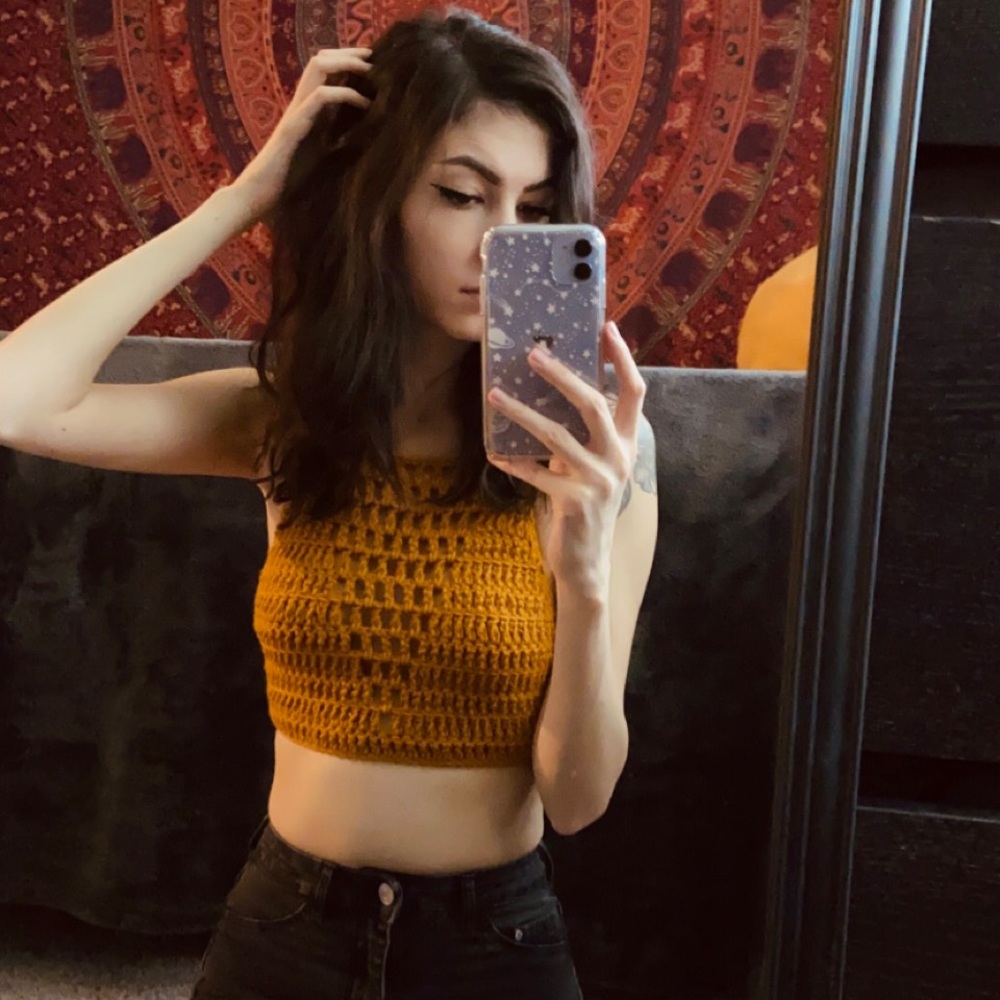 handmade crochet top